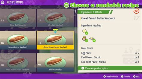 pokemon egg power 3 recipes.